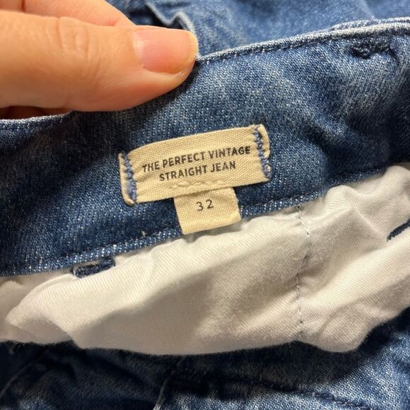 Madewell The Perfect Vintage Jean in Medium Indigo Wash: Seamed Edition 32 - Picture 12 of 16